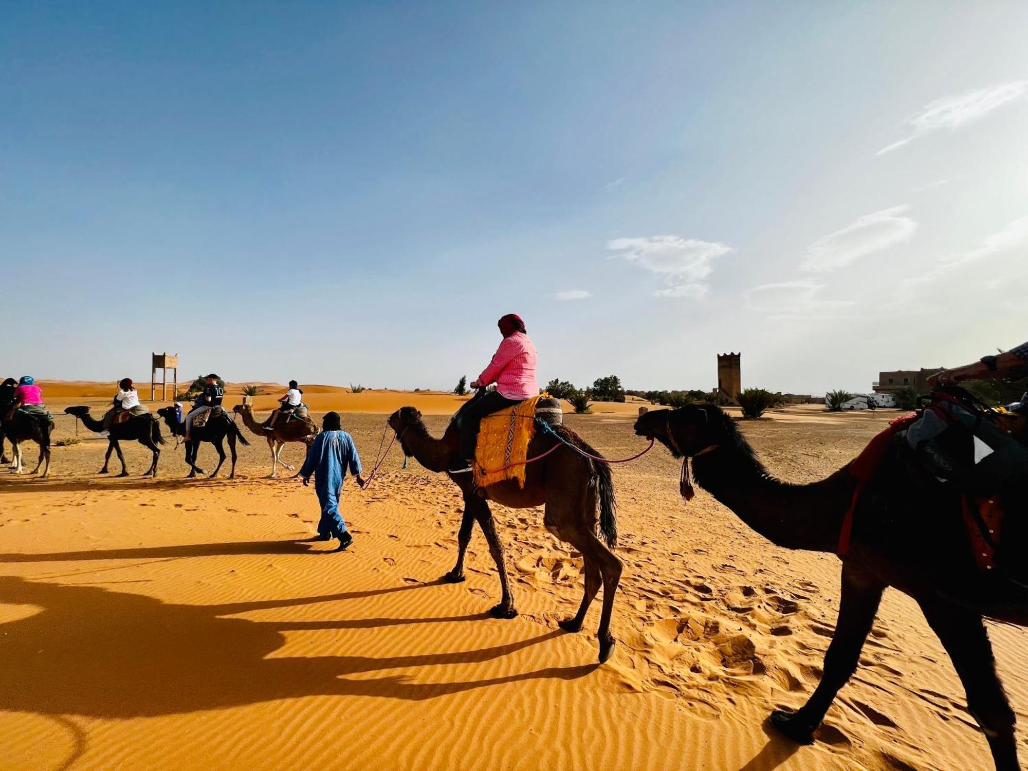 Hotel Camping Les Roses Des Dunes & Piscine メルズーガ エクステリア 写真
