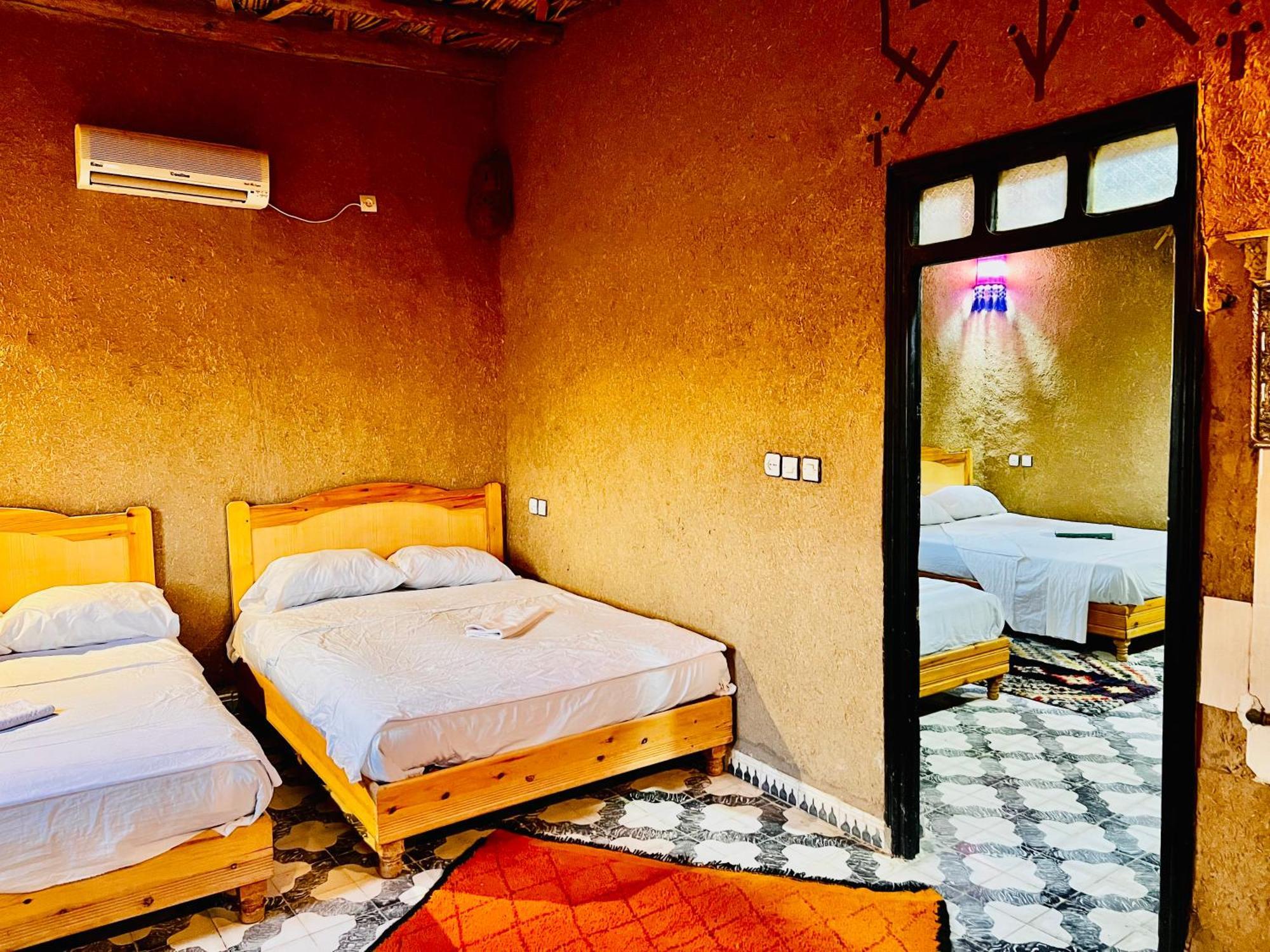 Hotel Camping Les Roses Des Dunes & Piscine メルズーガ エクステリア 写真
