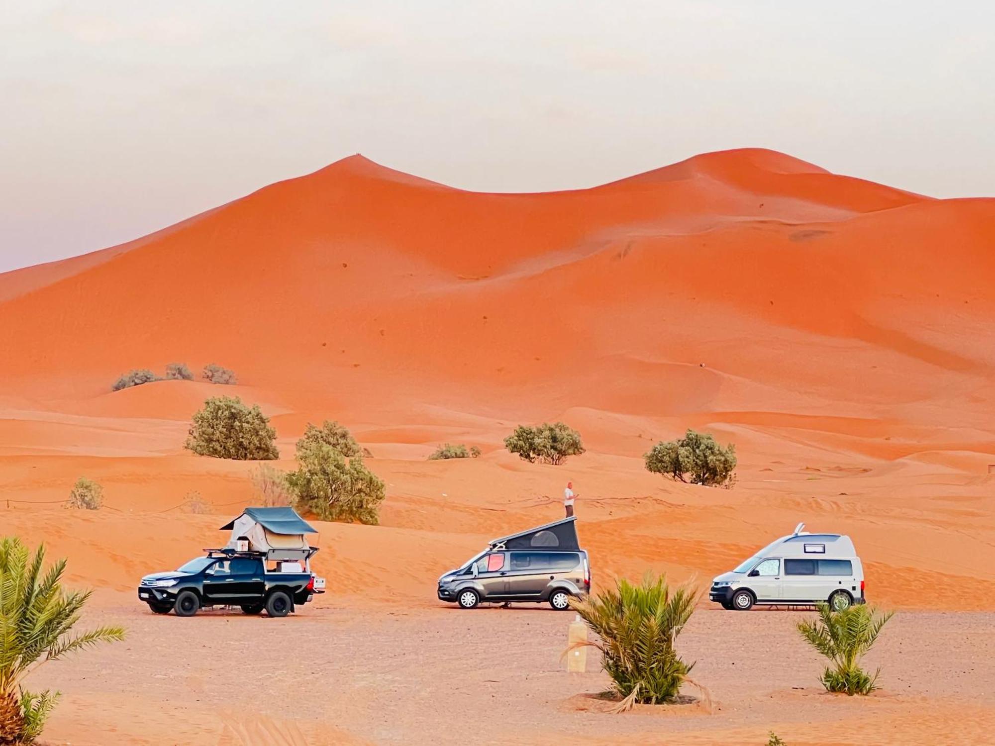 Hotel Camping Les Roses Des Dunes & Piscine メルズーガ エクステリア 写真